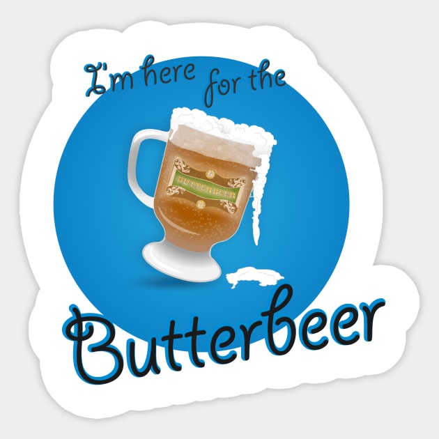 I'm here for the Butterbeer Sticker by UniversallyDisney